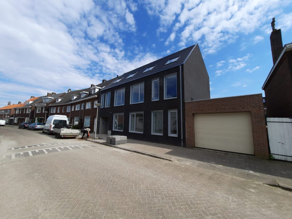 voorgevel studenten huis laagstraat in Eindhoven